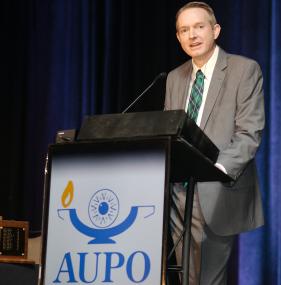 Dr. Mullins Accepting the Inaugural RPB David F. Weeks Award for Outstanding AMD Research